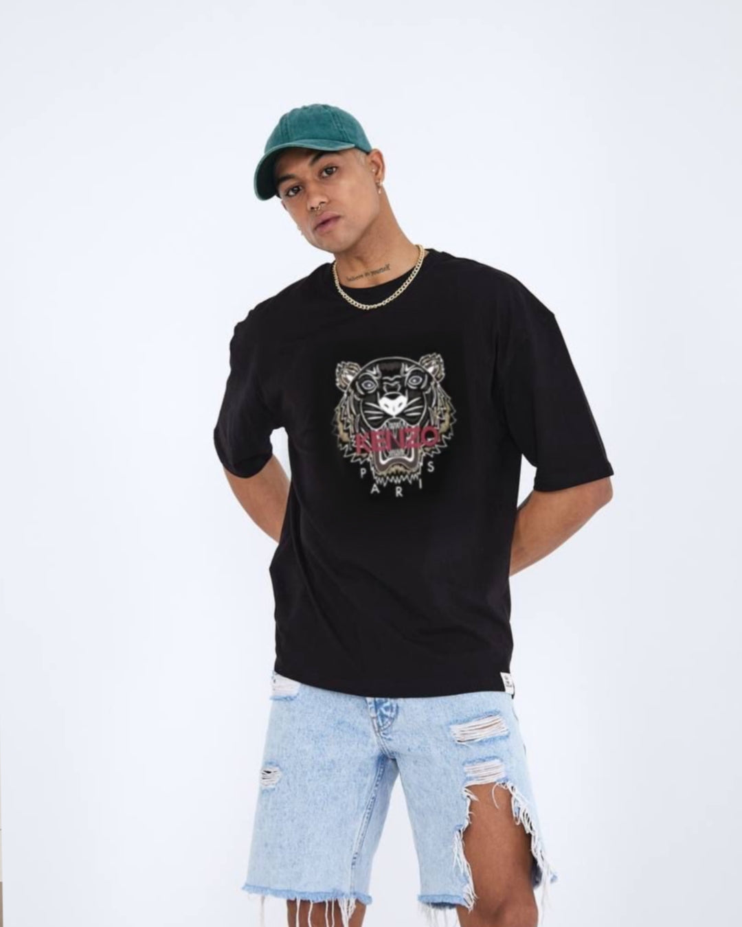 Kenzo Cotton T-shirt - Black(*)