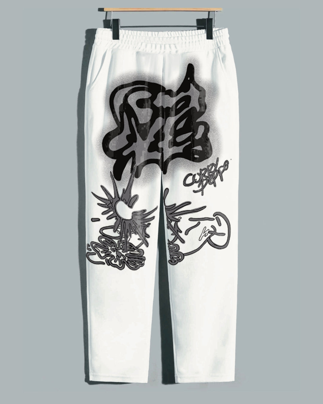 MEN'S WHITE ULTRASOFT COTTON PANT - CORRY STYLE(*)