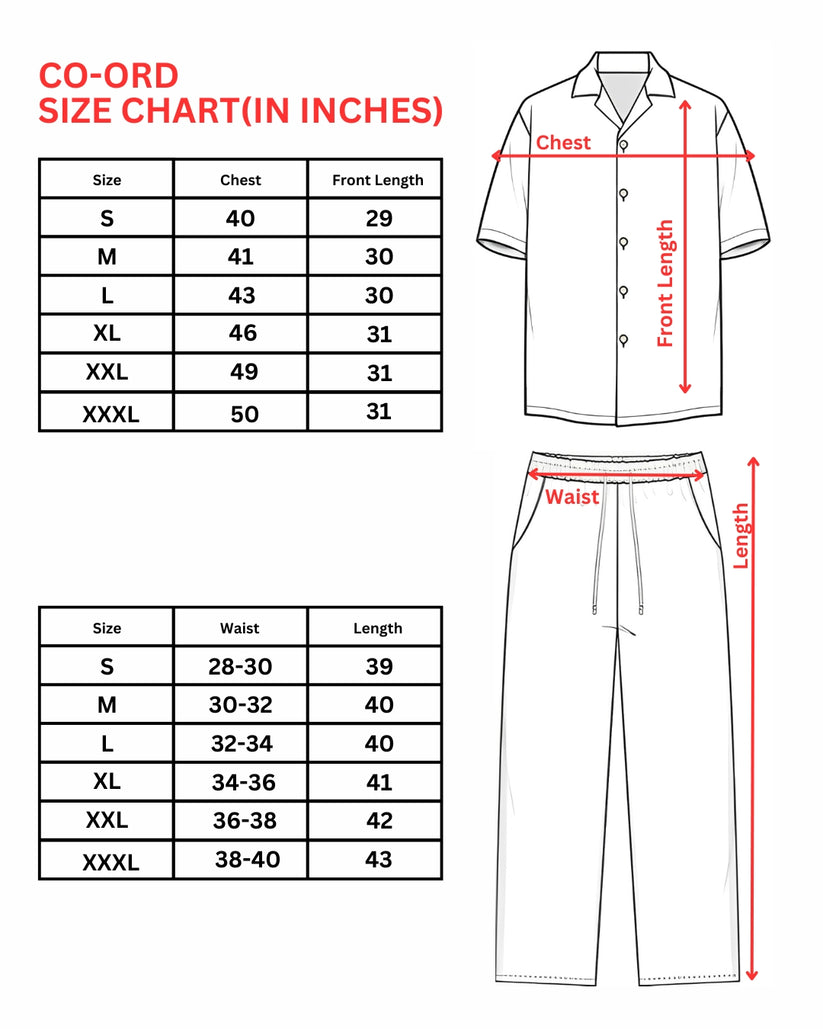 Half Sleeve Zigzag Pattern Oversized Knitted Shirt Cord Set - White and White