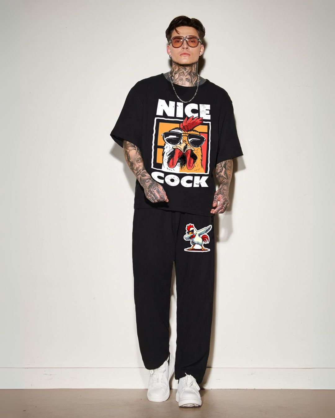 MEN'S LOUD CORDSET (BLACK AND BLACK)