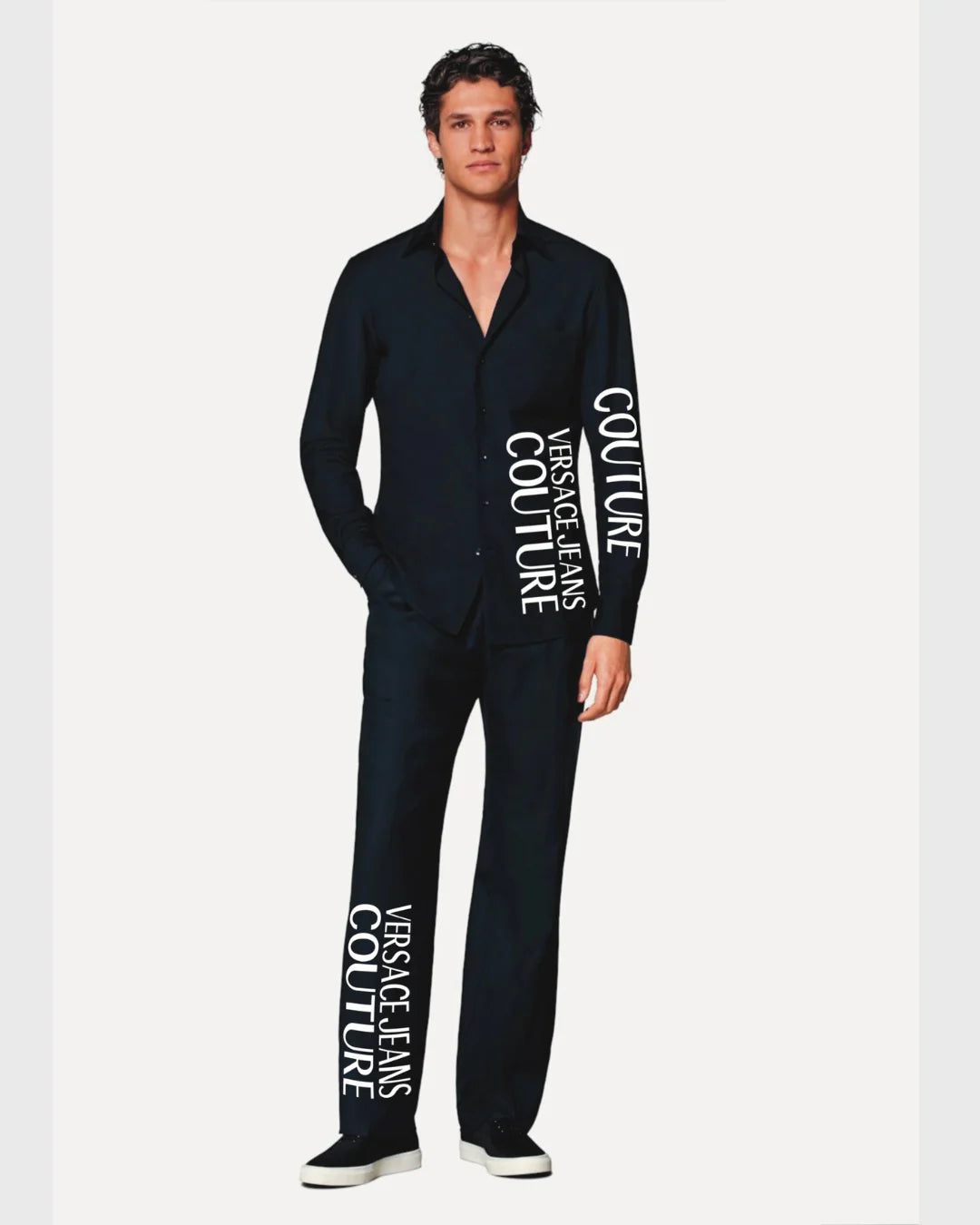 MEN MONO TYPE CORDSET (BLACK AND BLACK)