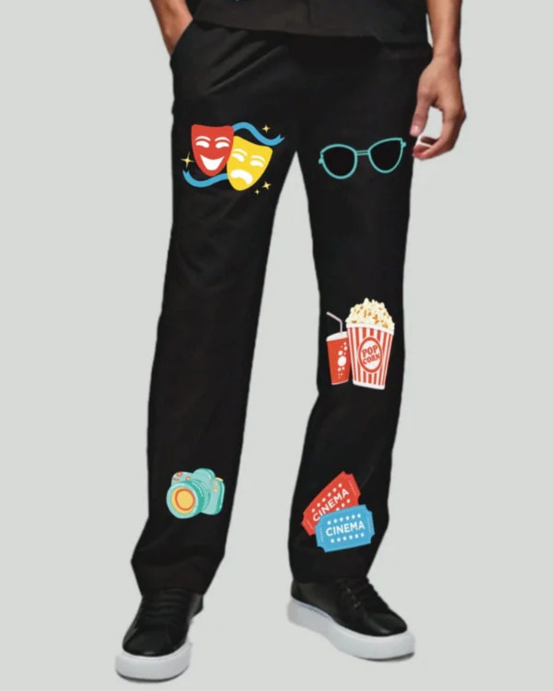 POPCORN PANT BLACK (*)