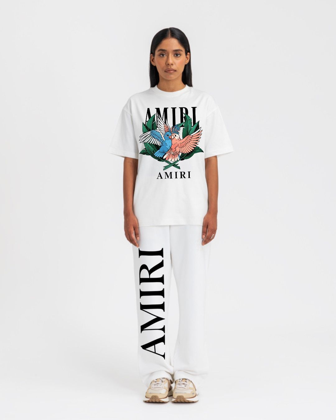 WOMEN'S AMIRI BIRDS CORDS (WHITE AND WHITE)