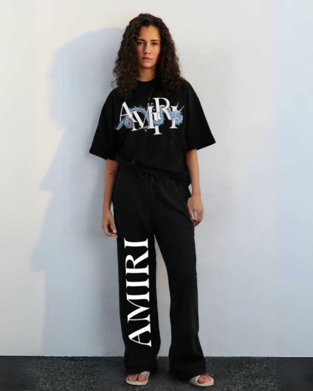 WOMEN'S AMIRI DRAGON CORDS (BLACK AND BLACK)