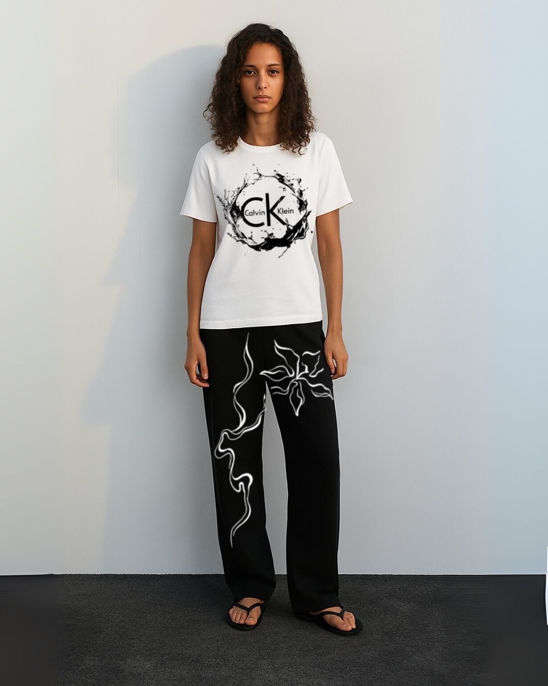 WOMEN'S CK CORDS (WHITE & BLACK)