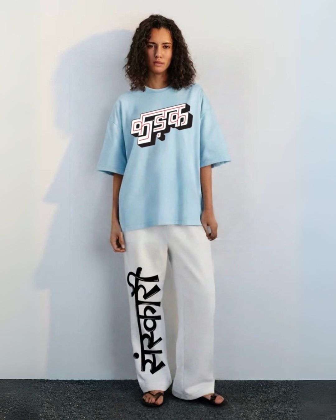 WOMEN'S KADAK SANSKARI CORDSET (BLUE AND WHITE)