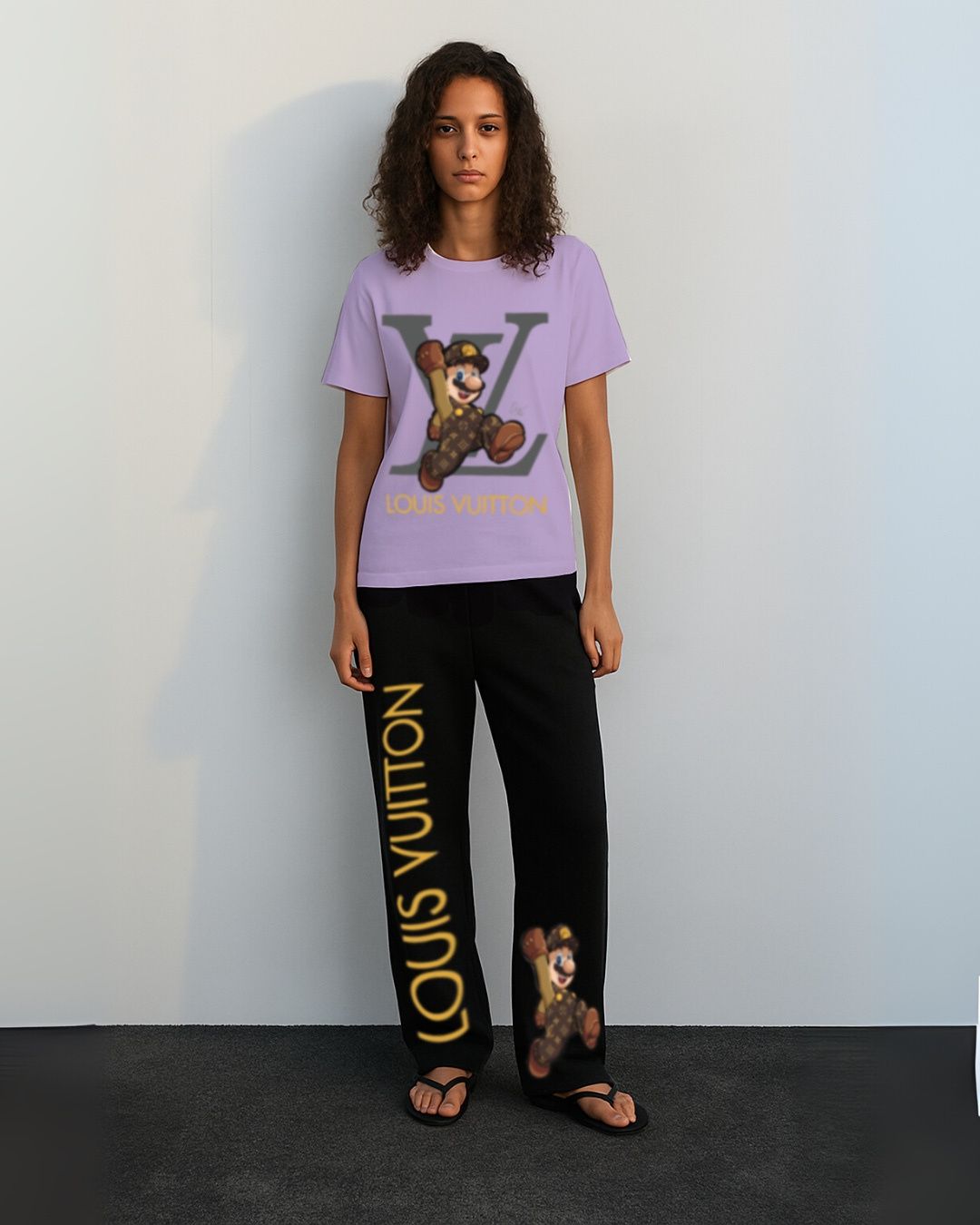 WOMEN'S LV MARIO CORDS (PURPLE AND BLACK)