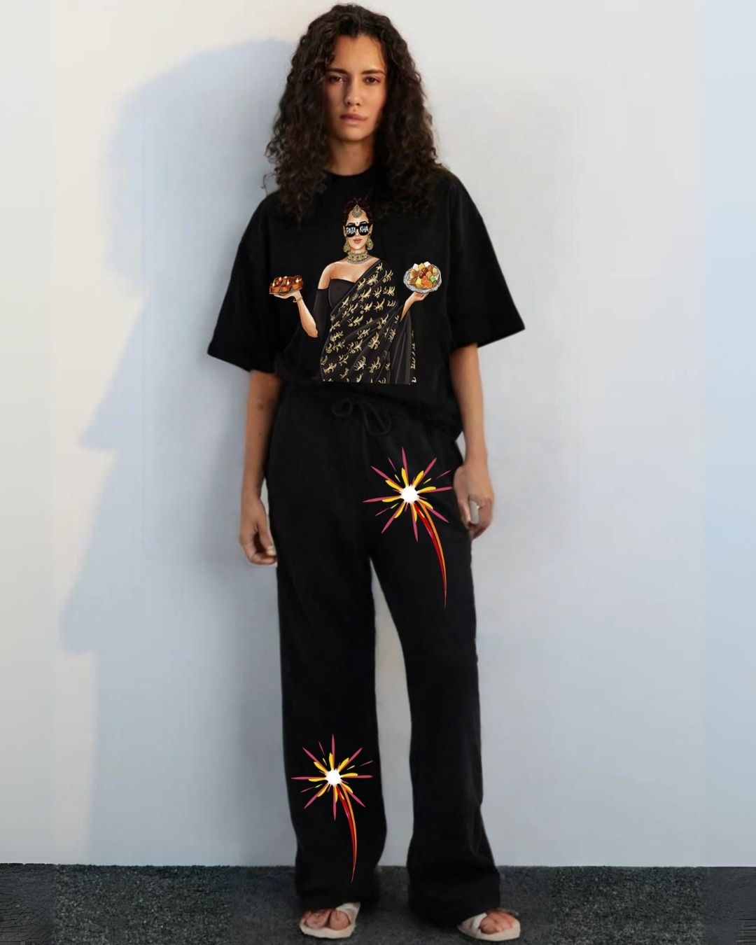 WOMEN'S PATAKA CORDSET (BLACK AND BLACK)