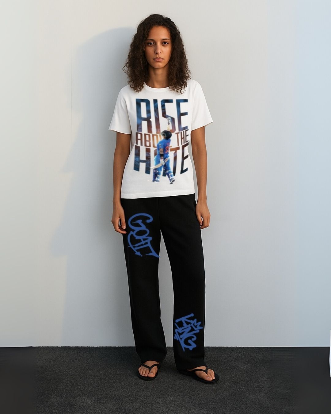 WOMEN'S RISE CORDS (WHITE AND BLACK)