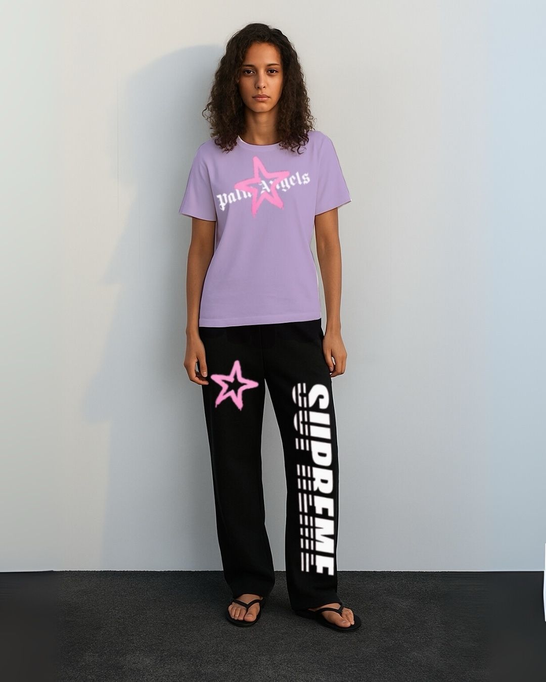 WOMEN'S SUPREME ANGLES CORDS (PURPLE AND BLACK)