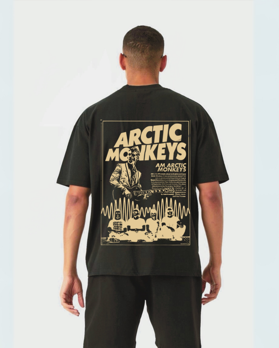 MEN'S ARCTIC MONKEYS CORDSET (BLACK AND BLACK)