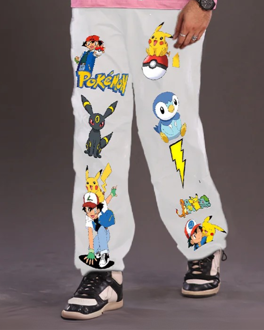 POKEMON PANT WHITE(*)
