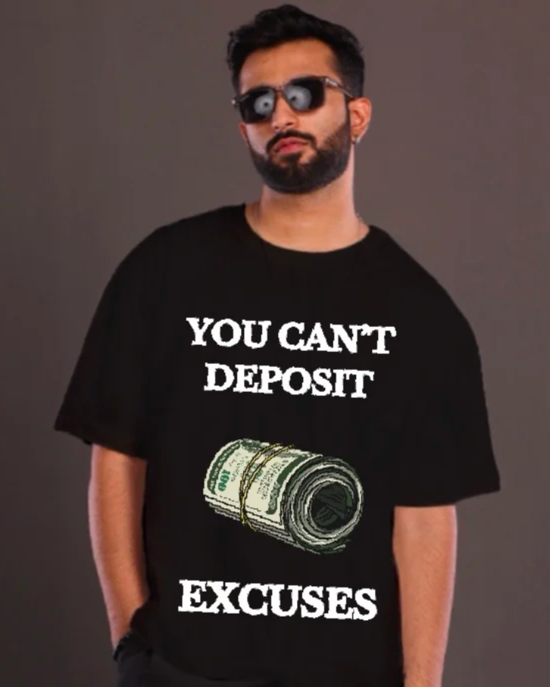 EXCUSES TSHIRT BLACK (*)