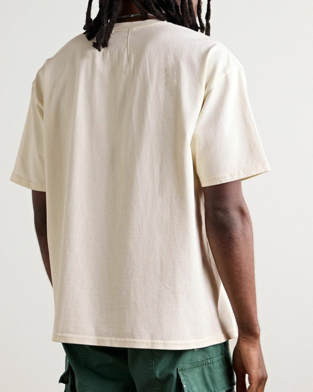 Rhude Mansion Unisex Exclusive Oversized Tee - White(*)