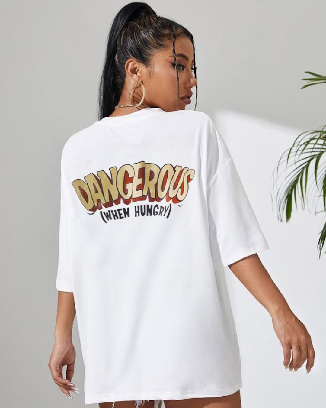 MAD Unisex Exclusive Oversized Tee - White