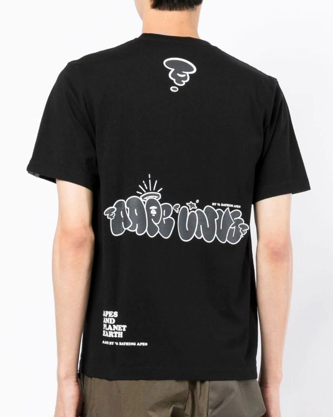 AAPE Cotton T-shirt - Black