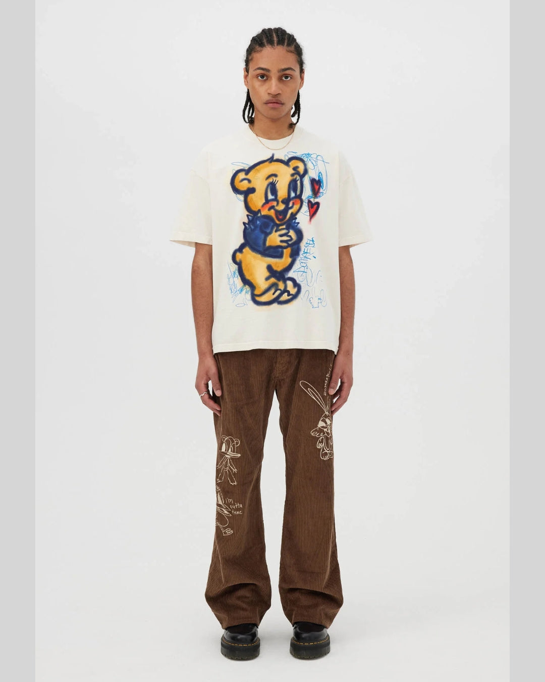 Aryan Style Unisex Exclusive Oversized Tee - White