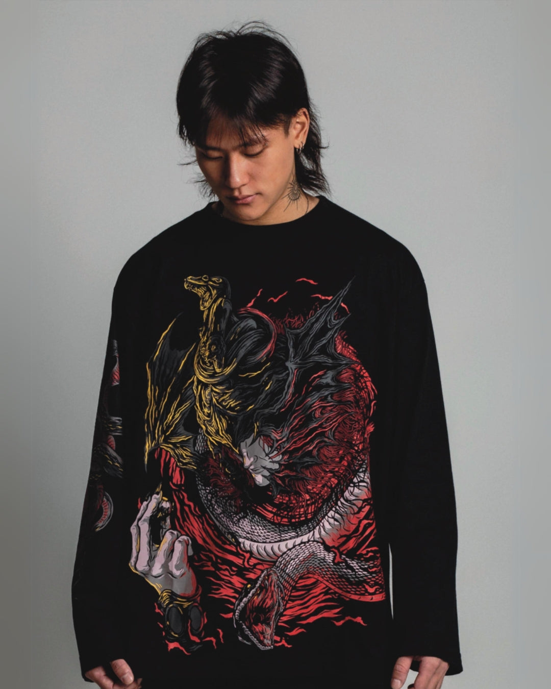 Elegant Oversized Impaler Unisex Sweatshirt