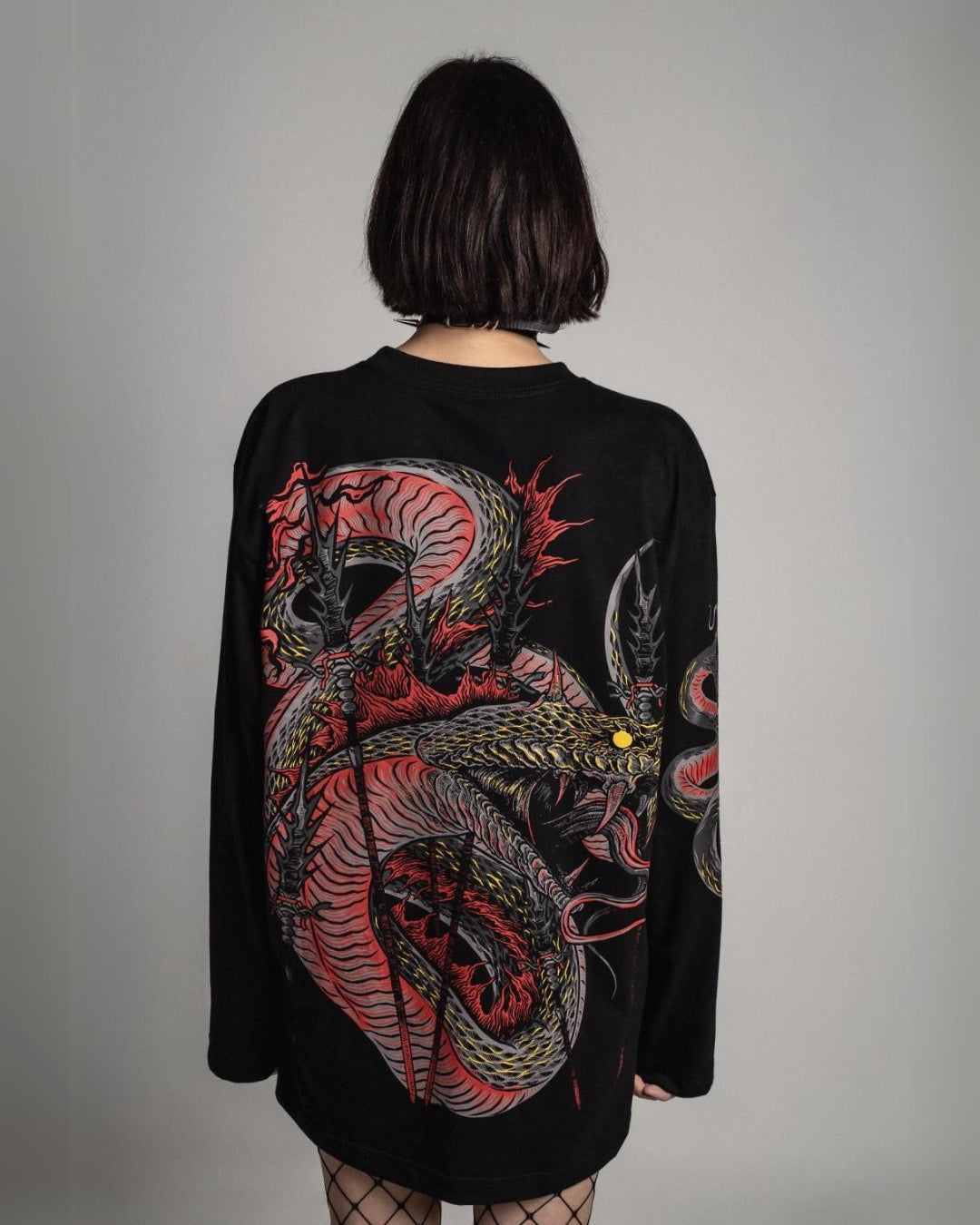 Elegant Oversized Impaler Unisex Sweatshirt