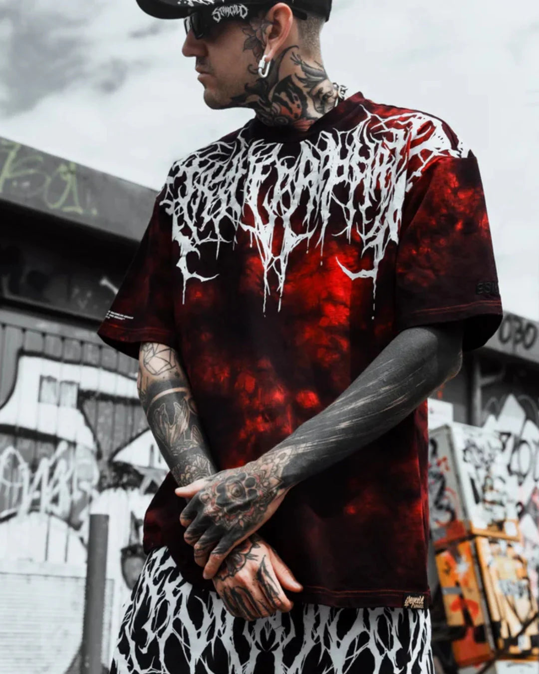 COLD BLOOD UNISEX EXCLUSIVE OVERSIZED TEE - BLACK(*)