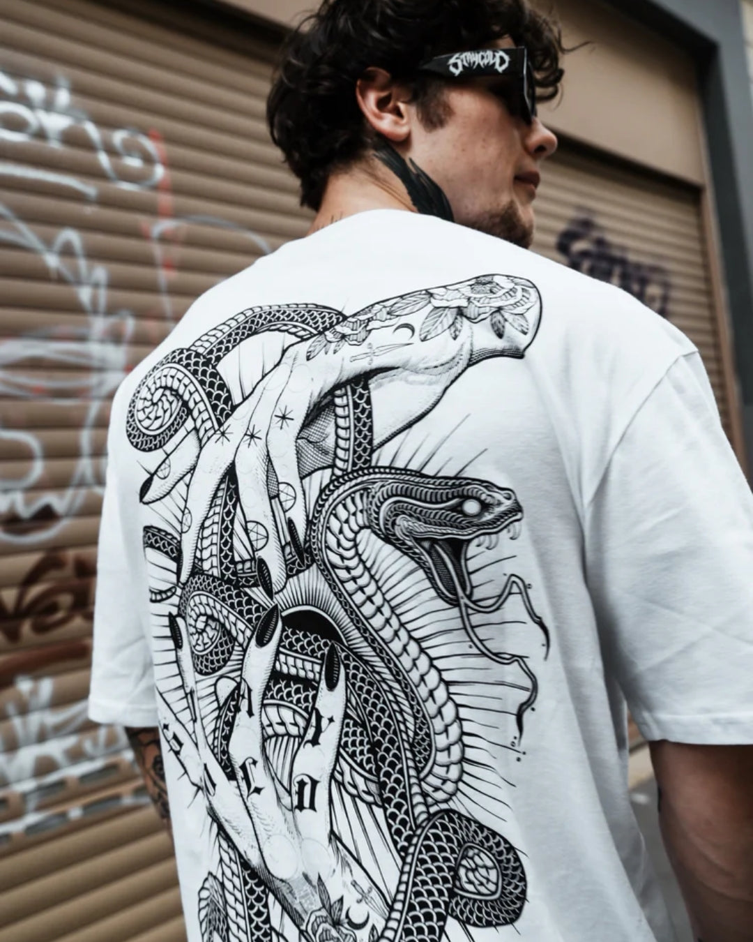 Venomous Unisex Exclusive Oversized Tee - White