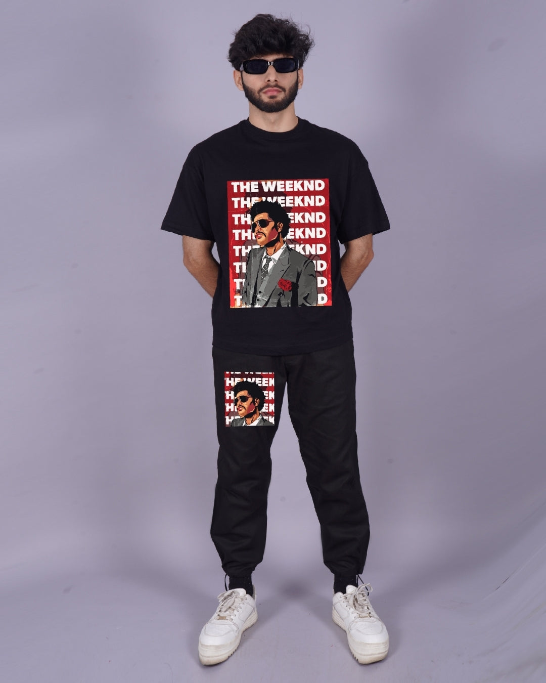 Men's The Weekend Oversized Co-ord Set in Black