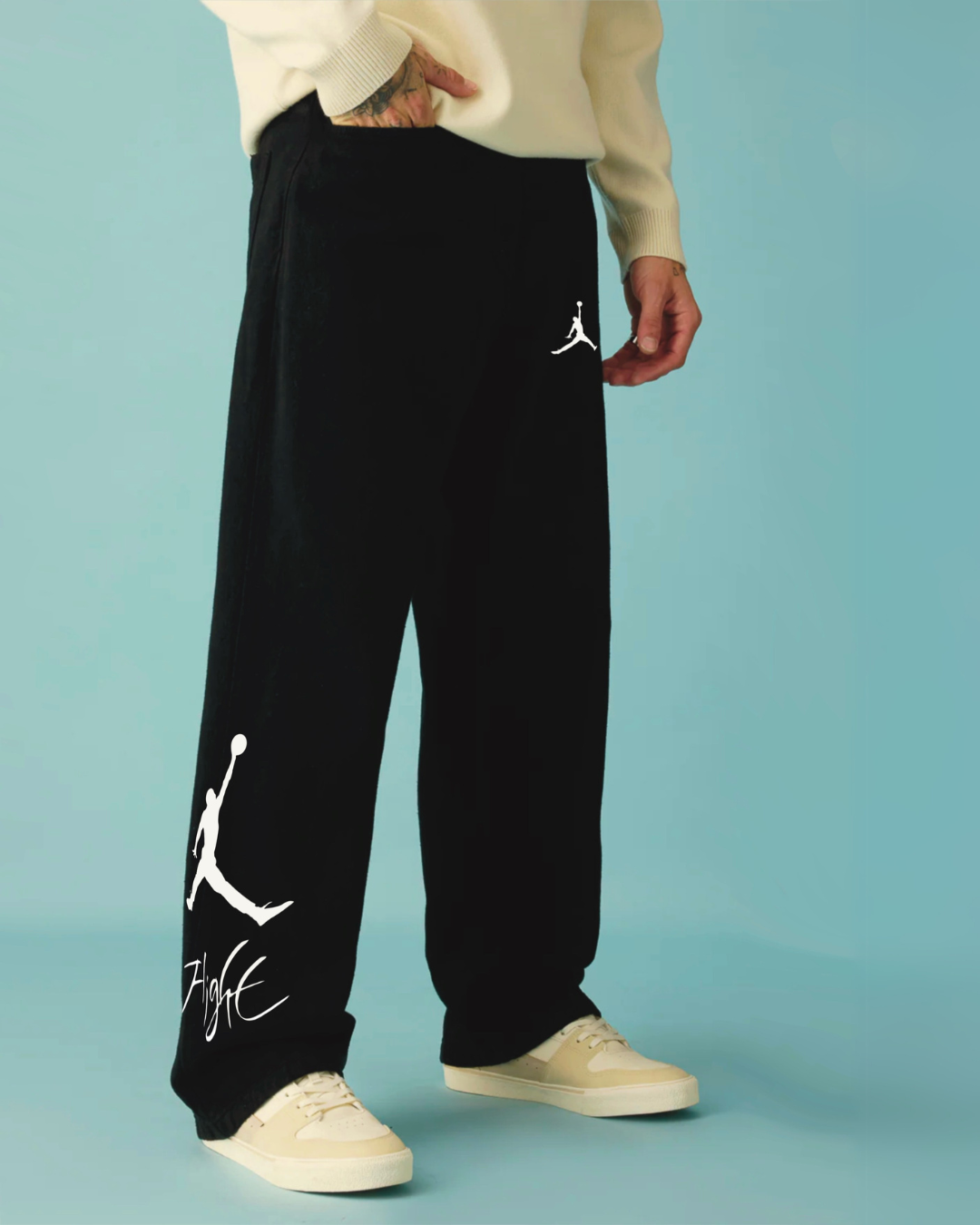 Men's Black Ultrasoft Cotton Pant - Flight