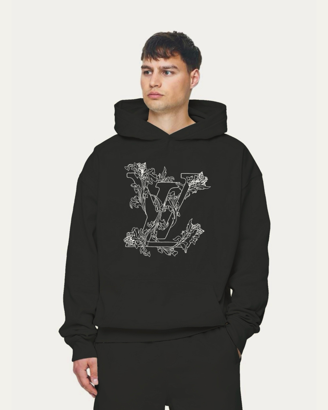 Unisex Black Oversized Hoodie - VL Edition