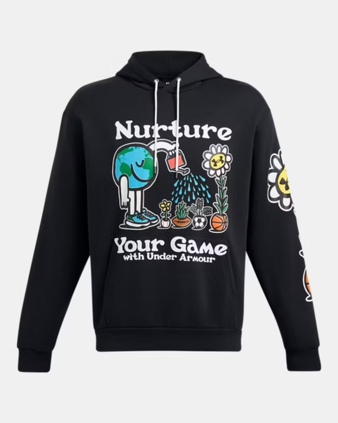 Unisex Black Oversized Hoodie - Nurture