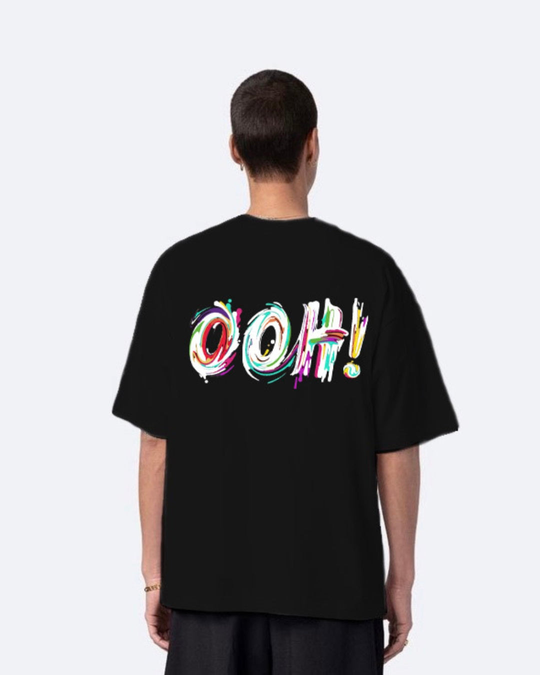 Gohan Unisex Exclusive Oversized Tee - Black(*)