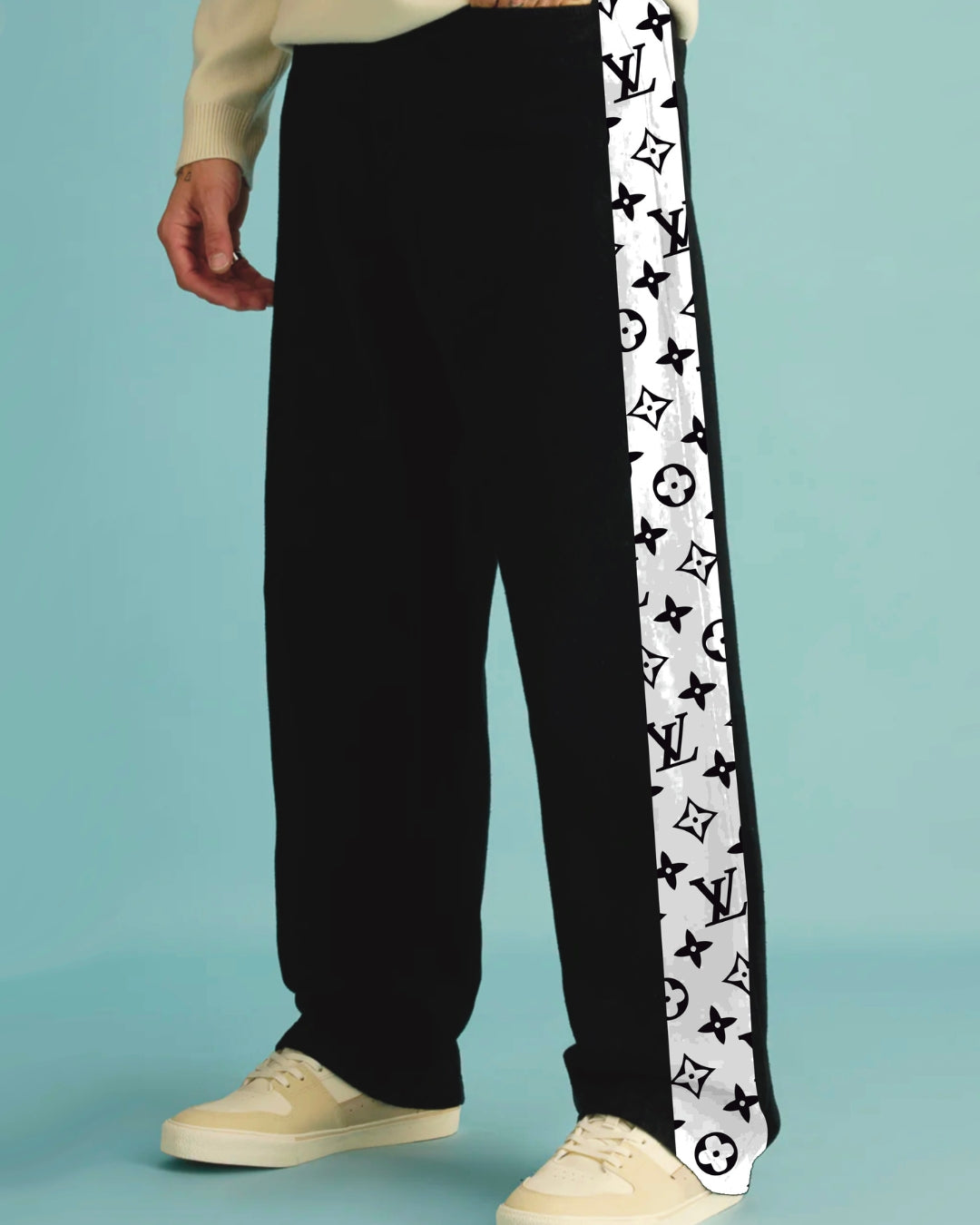 Men's Black Ultrasoft Cotton Pant - L'V Style 2.0