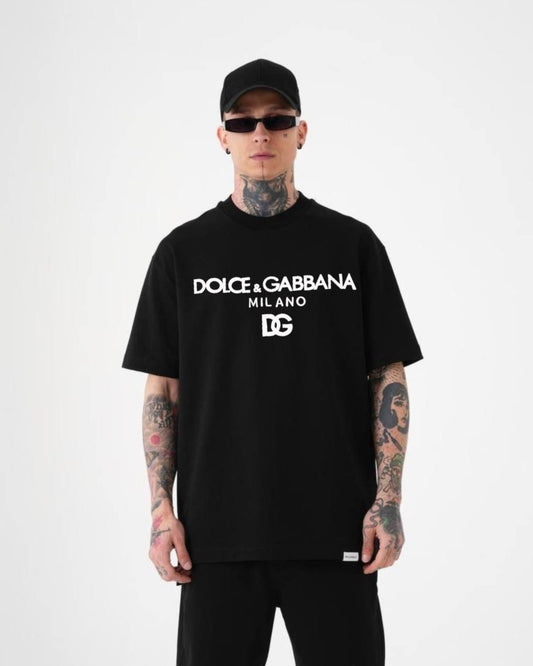 DG Milano Cotton T-shirt - Black