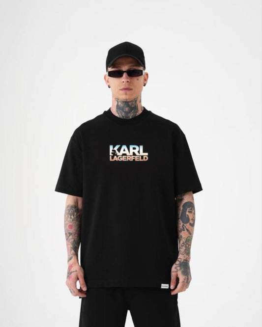 Karl Lagerfeld Cotton T-shirt - Black