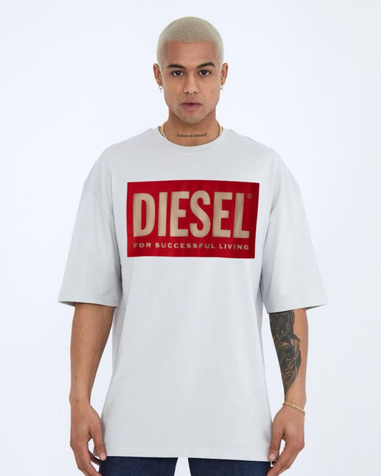 Classic Logo Unisex Exclusive Oversized Tee - White(*)