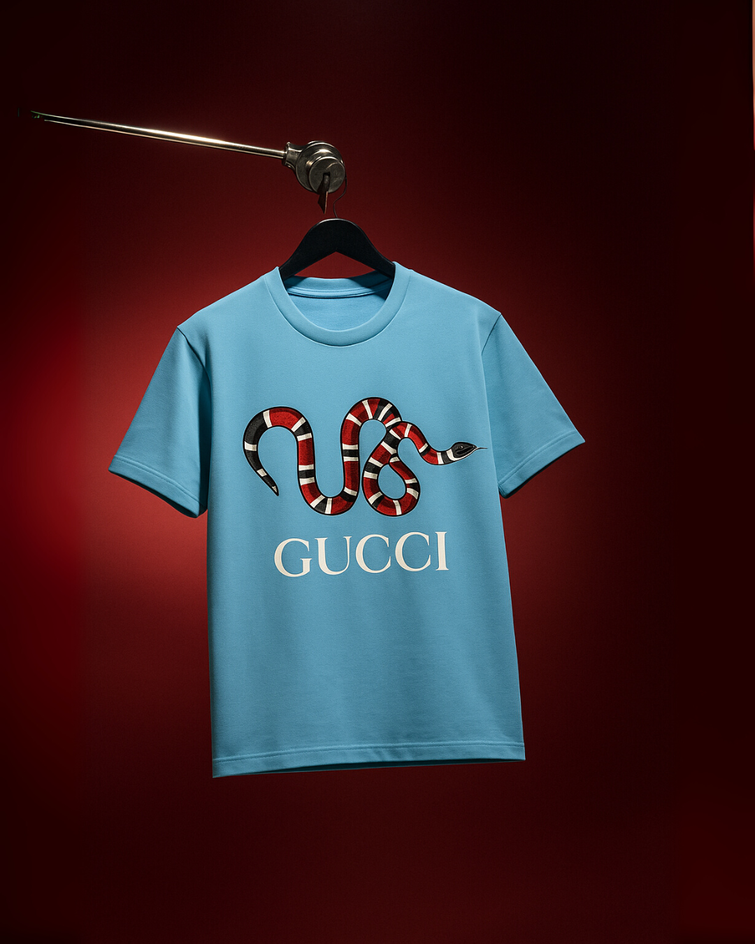 EAGLE FIRE (OLIVE), GUCCI SNAKE (BLUE) TEE COMBO OF 2(*)