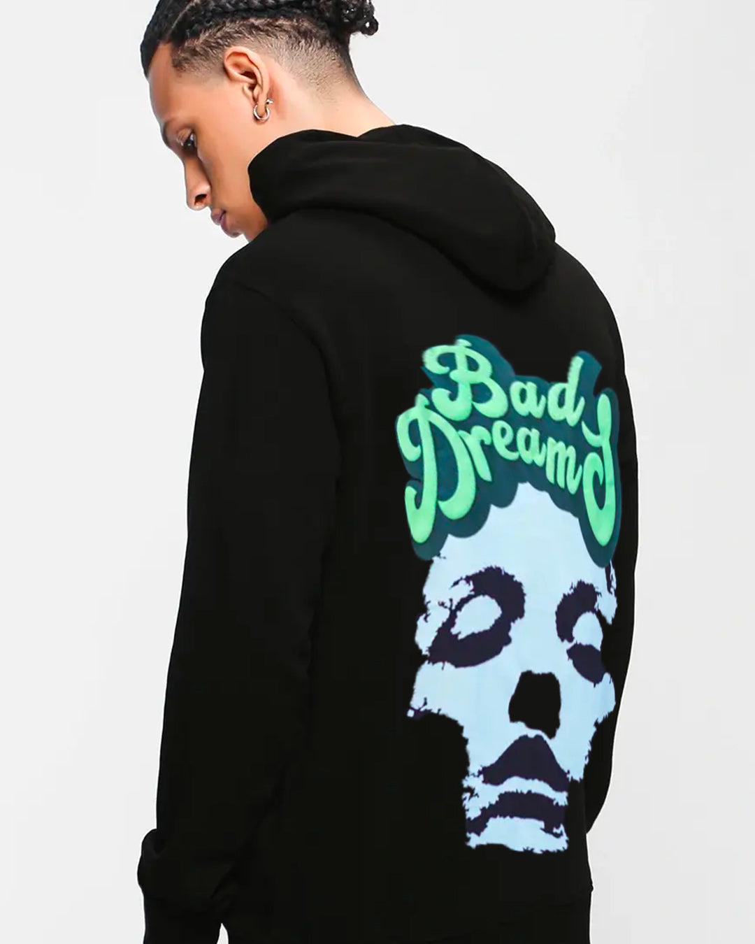 Men's Oversized Hoodie Baggy Edition: Cozy Comfort with Bad Dreams Design