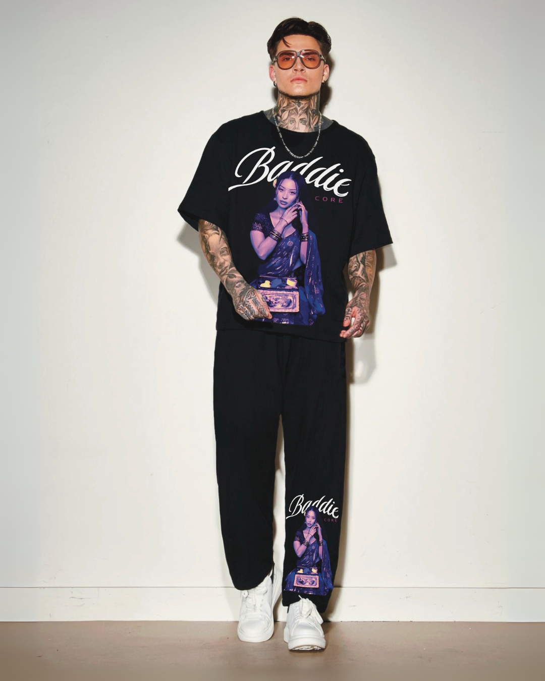 MEN'S BADDIE CORE CORDSET (BLACK AND BLACK)