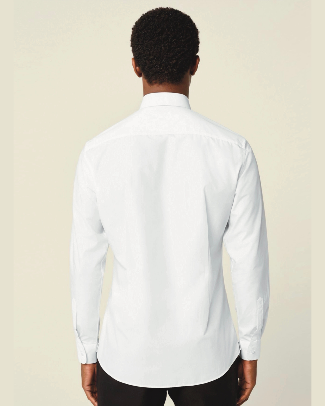 Branded style full sleeve white shirt(*)