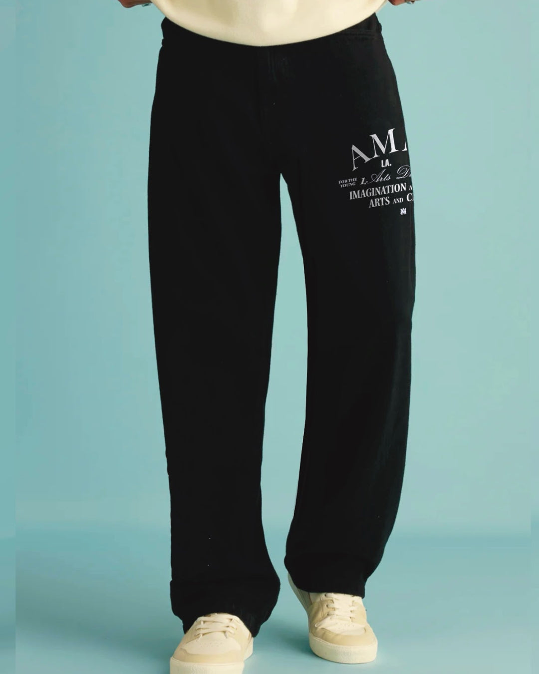 Men's Black Shahrukh Amiri Cotton Pant(*)