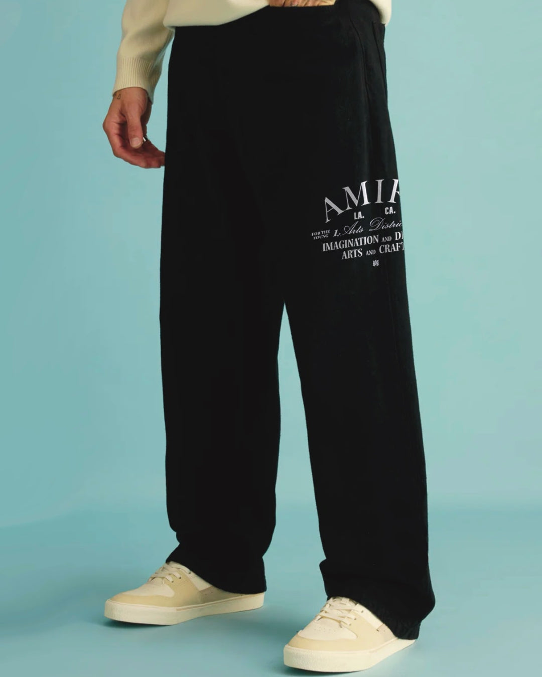 Men's Black Shahrukh Amiri Cotton Pant(*)