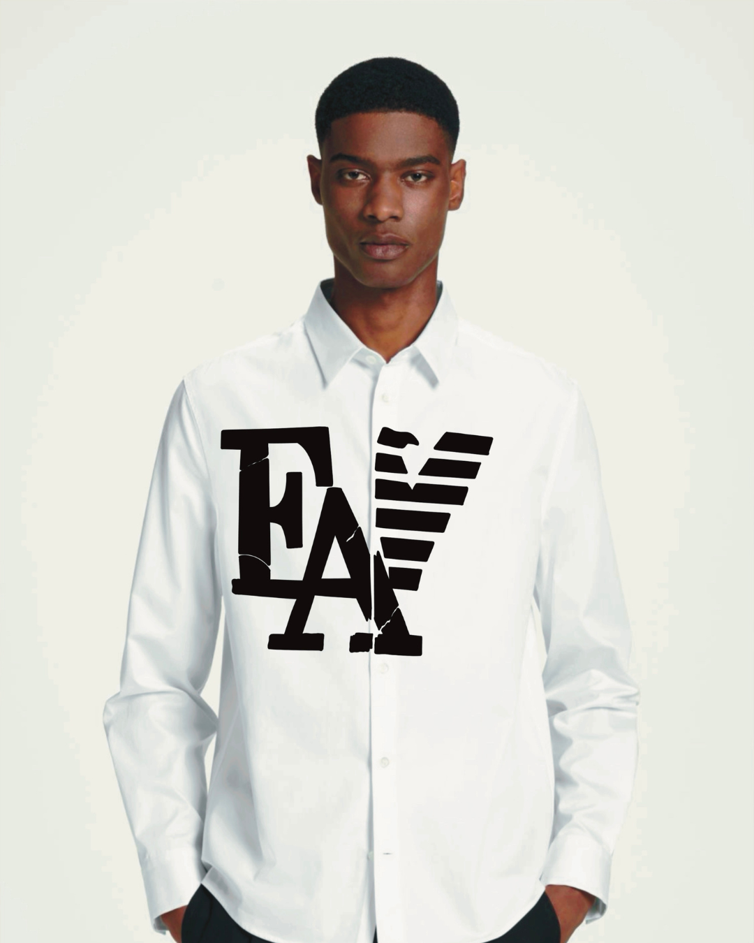 EMPORIO FULL SLEEVE WHITE SHIRT(*)