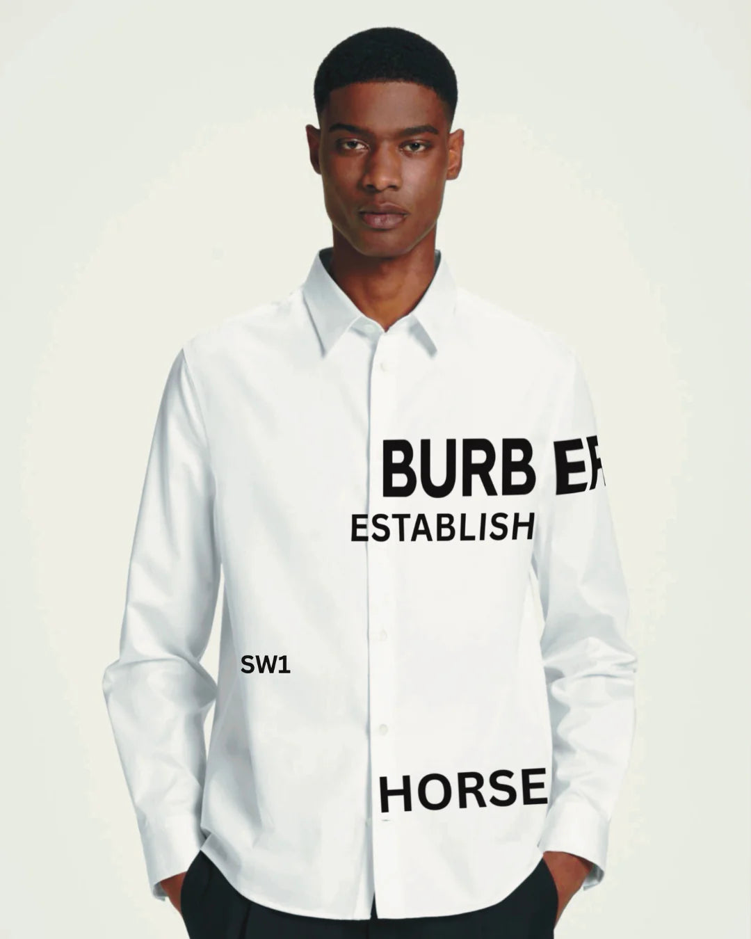 ESTABLISH LONDON FULL SLEEVE WHITE SHIRT(*)