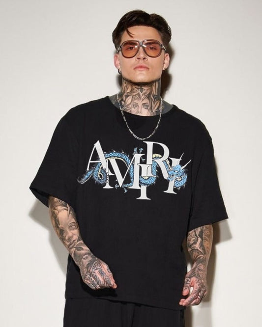 MEN'S  AMIRI DRAGON TSHIRT (BLACK)