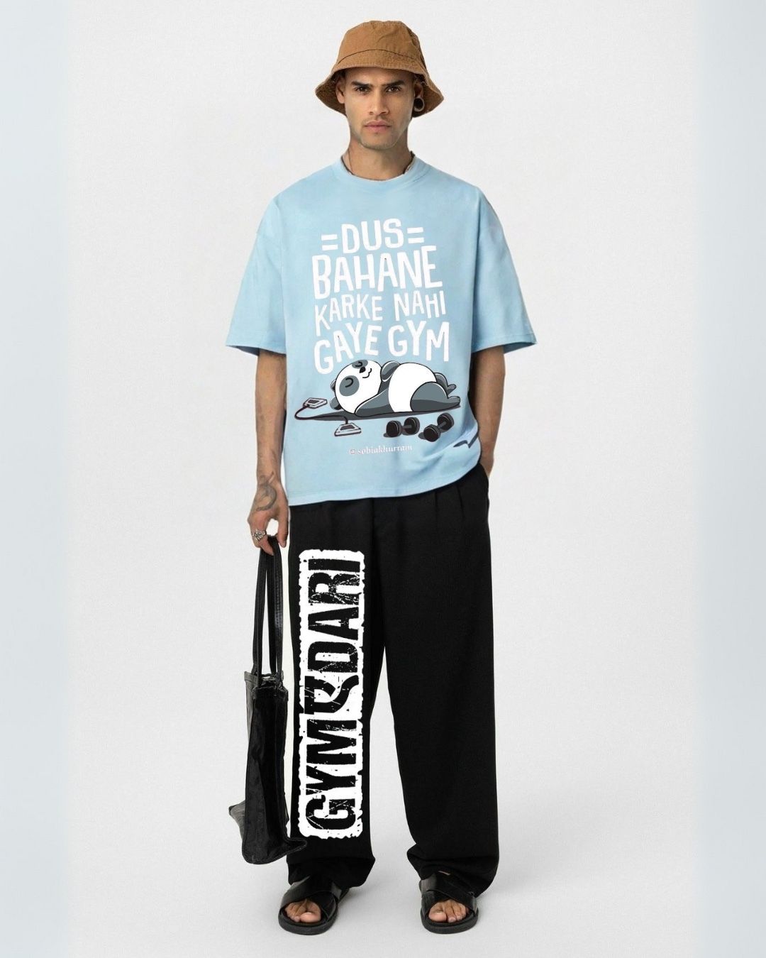 MEN'S BOLLYWOOD GYM CORDS (BLUE AND BLACK)