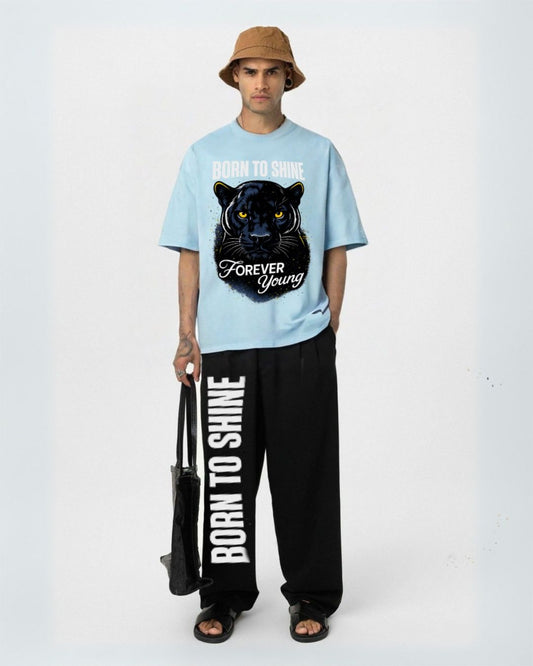 MEN'S BORN TO SHINE CORDS (BLUE AND BLACK)