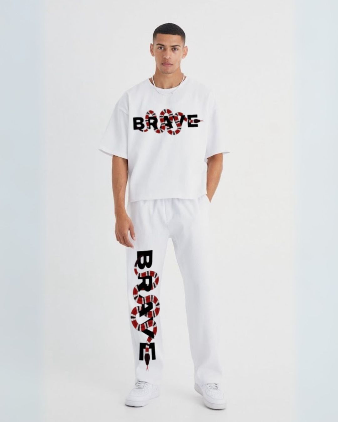 WOMEN'S BRAVE SNAKE CORDS (WHITE AND WHITE)