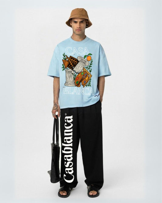 MEN'S CASABLANCA CORDS (BLUE AND BLACK)