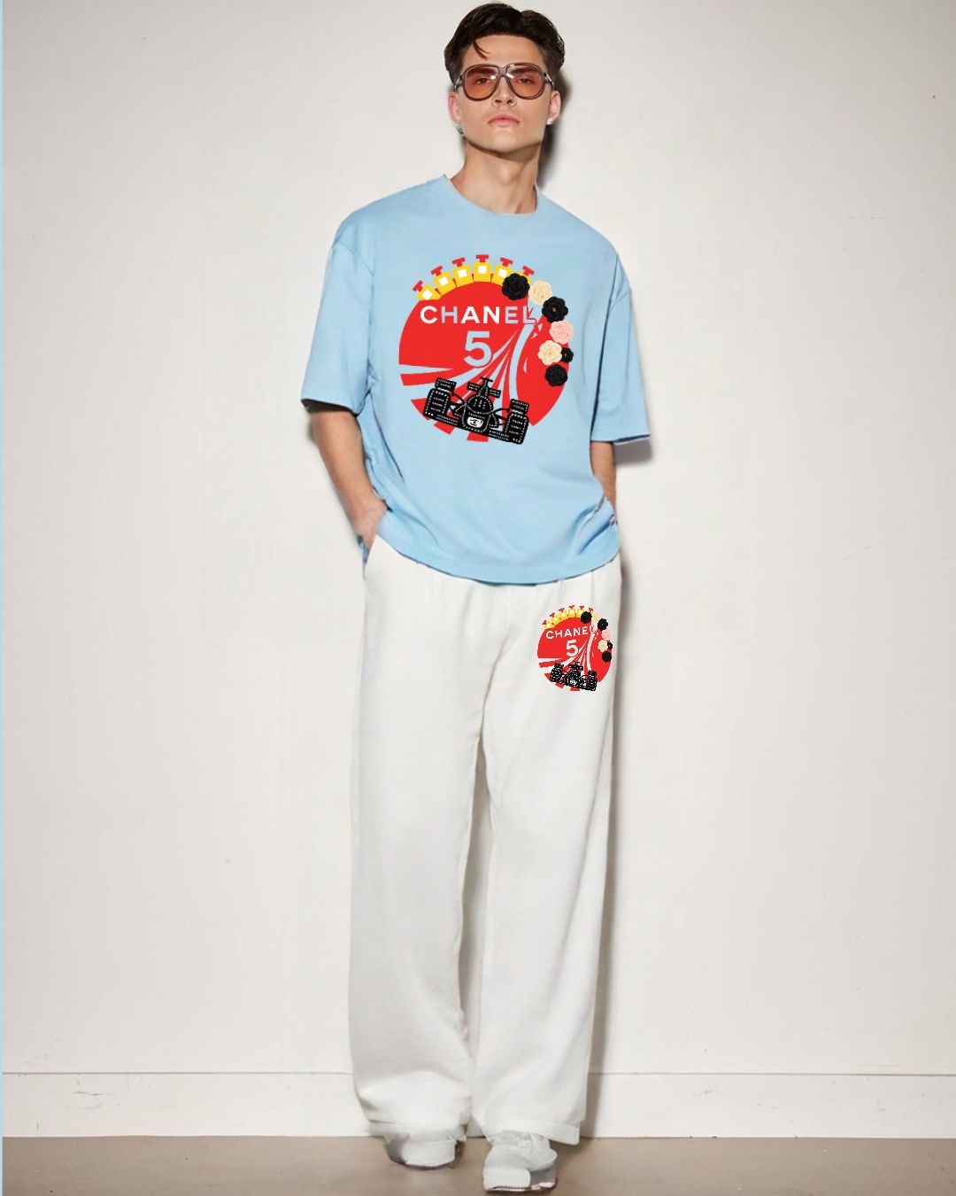 MEN'S CHANEL CORDS (BLUE AND WHITE)