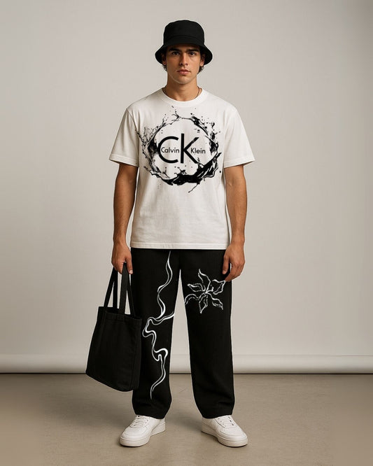 MEN'S CK CORDS (WHITE & BLACK)