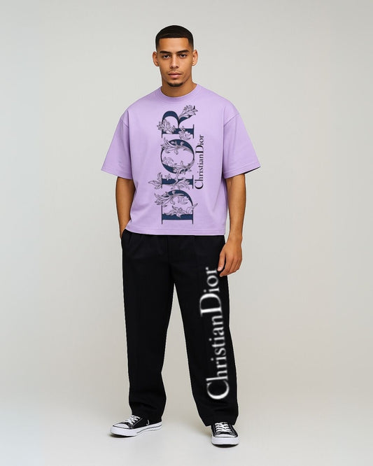 MEN'S DIOR CD CORDS (PURPLE AND BLACK)